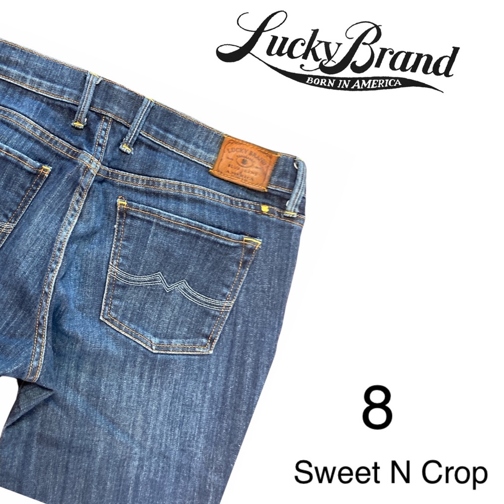 Lucky Brand Sweet N Crop Jeans 8 🖤 EUC